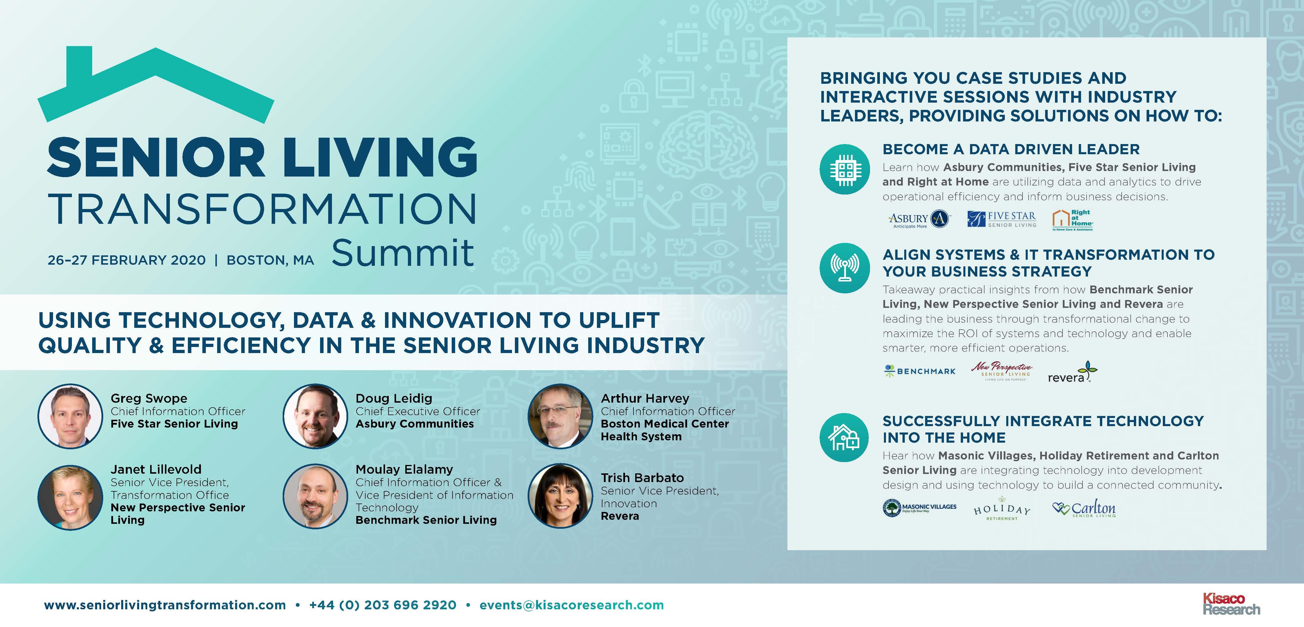 Senior Living Transformation Summit Agenda Senior Living Transformation Summit